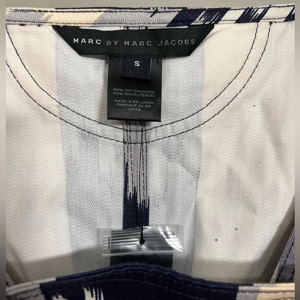 Marc by Marc Jacobs Eddi Ikat Dress in Slate Violet NWT - Picture 2 of 8